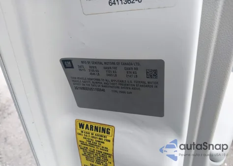 2014 Chevrolet Impala Limited Lt from USA, damaged, VIN 2G1WB5E32E1103848